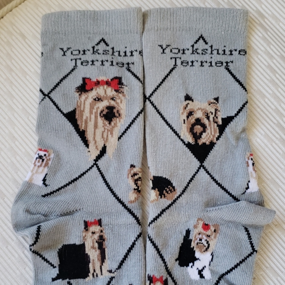 New YORKSHIRE TERRIER socks